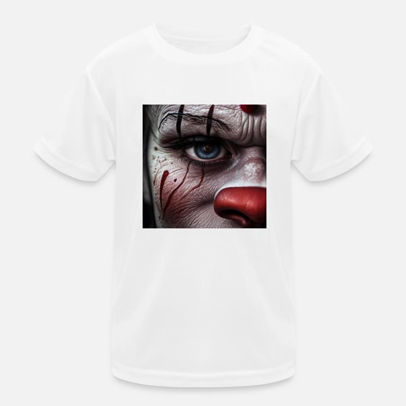 Clown triste T-shirt sport Enfant