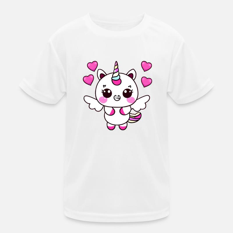 Einhorn Mädchen Unicorn Fabeltier Einhörner Kinder Funktions-T-Shirt