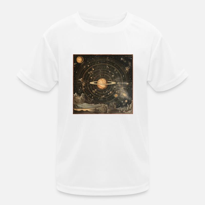 Ancient star map Kids Functional T-Shirt