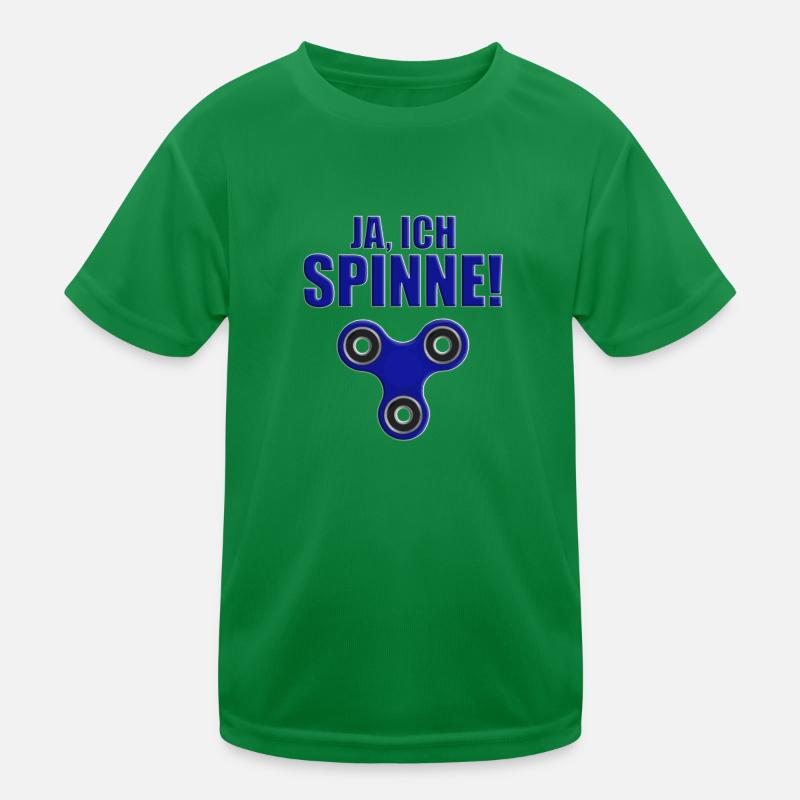 JA, ICH SPINNE! - SPINNER - FIDGET TOY - SPIELZEUG Kinder Funktions-T-Shirt