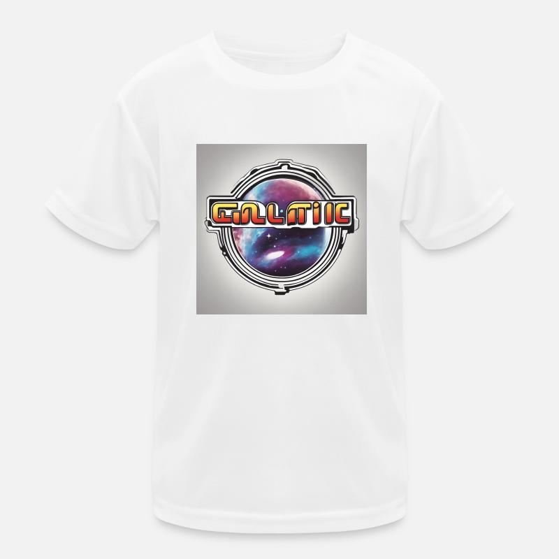 70er tshirt design galactic Kinder Funktions-T-Shirt