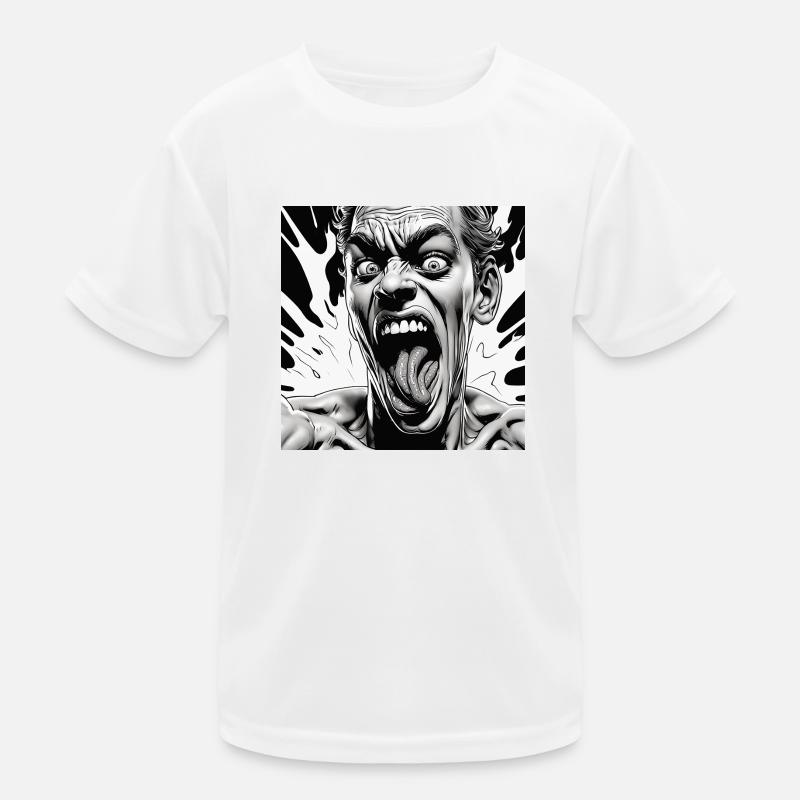 Hallucinated man Kids Functional T-Shirt