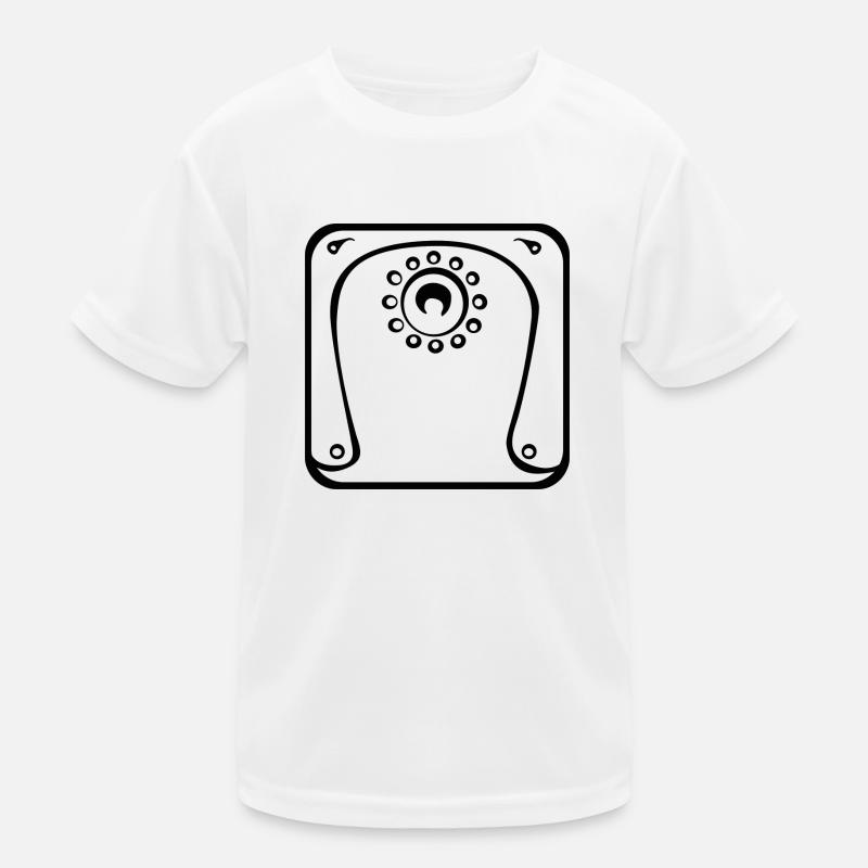 9 Kin Maya Moon BLK Kids Functional T-Shirt