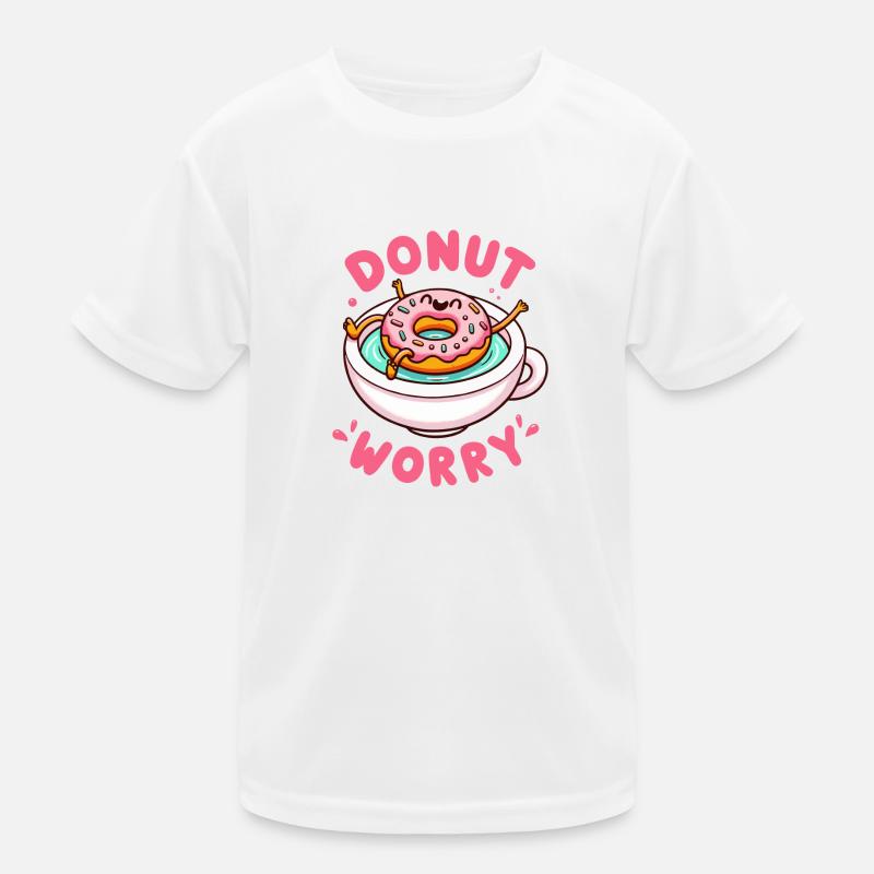 Donut-Sorge Kinder Funktions-T-Shirt