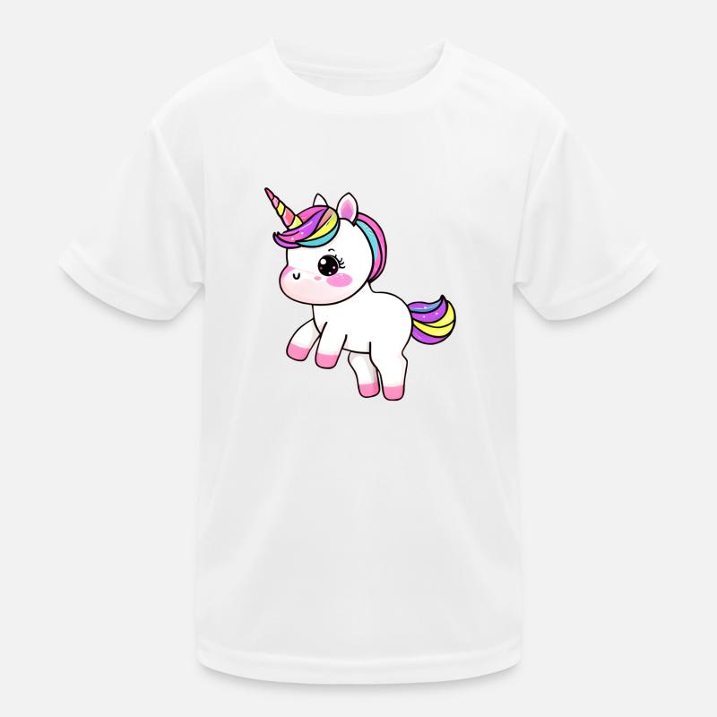 Einhorn Fabeltier Mädchen Einhörner Unicorn Kinder Funktions-T-Shirt