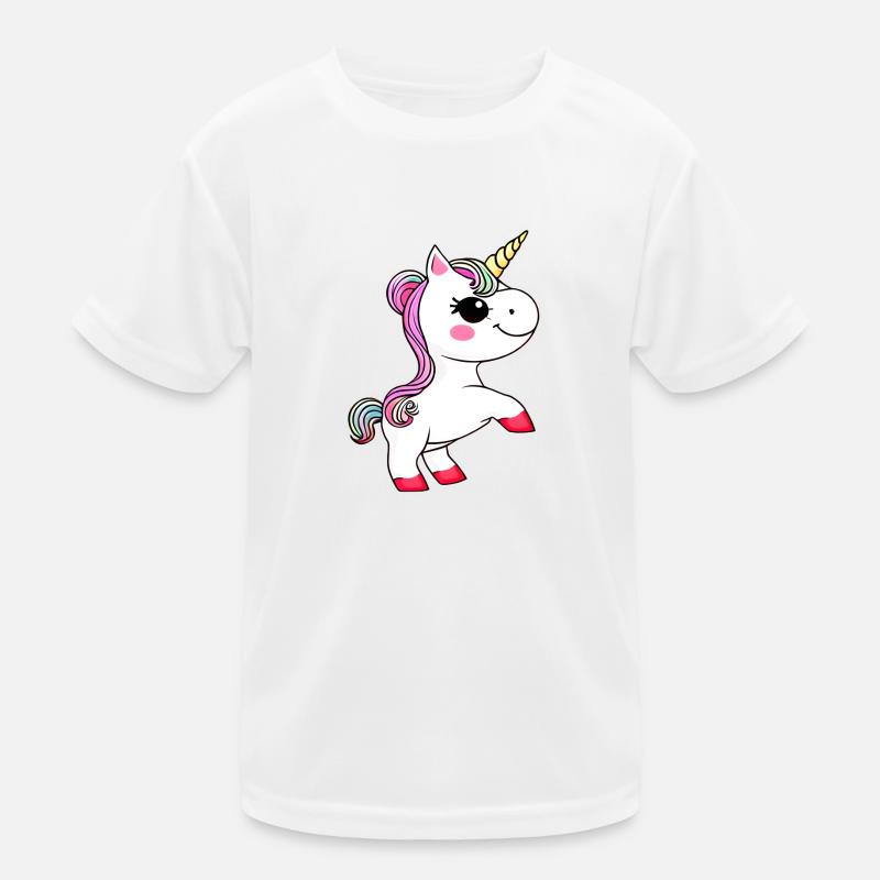 Einhorn Fabeltier Mädchen Einhörner Unicorn Kinder Funktions-T-Shirt