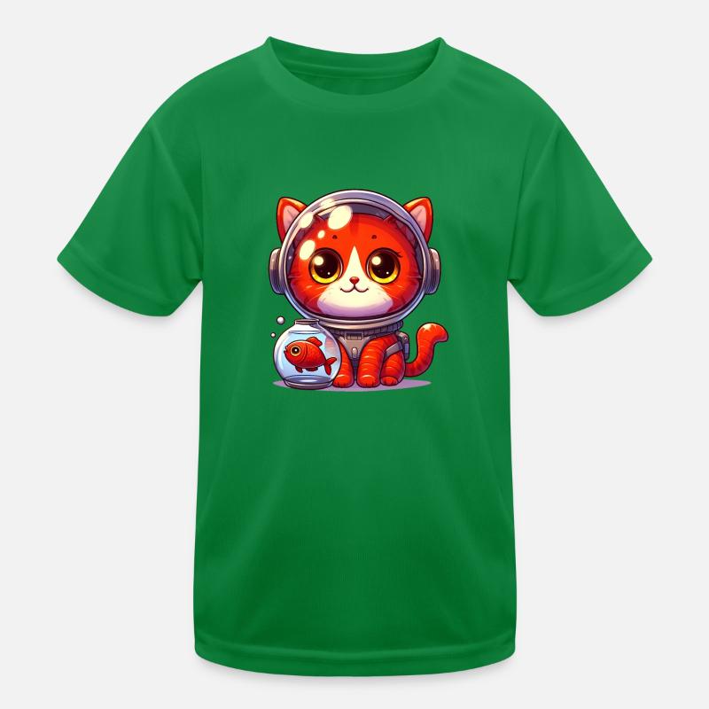 Le chat astronaute T-shirt sport Enfant