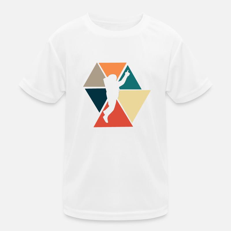 Vintage Retro Astronaut - Astronaut Gift Idea Kids Functional T-Shirt