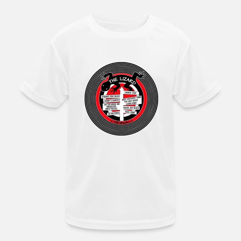 The Lizard Cornwall - Kids Functional T-Shirt - white