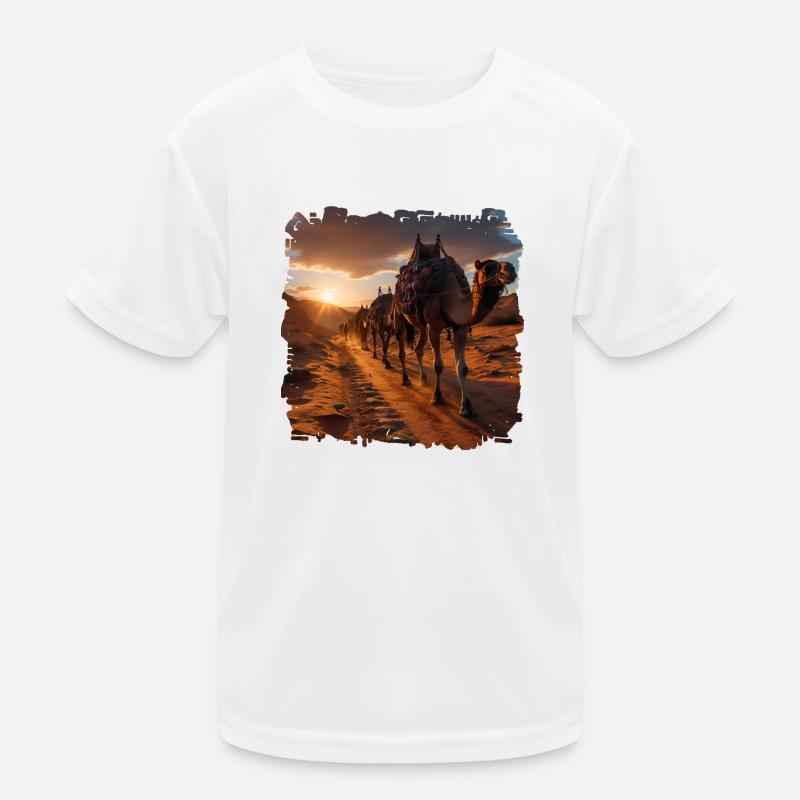 Camel caravans have a long tradition Kids Functional T-Shirt
