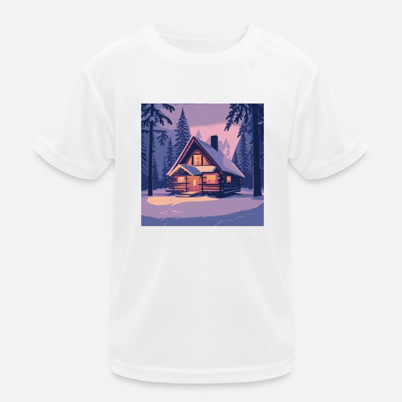 Cabane dans la forêt T-shirt sport Enfant