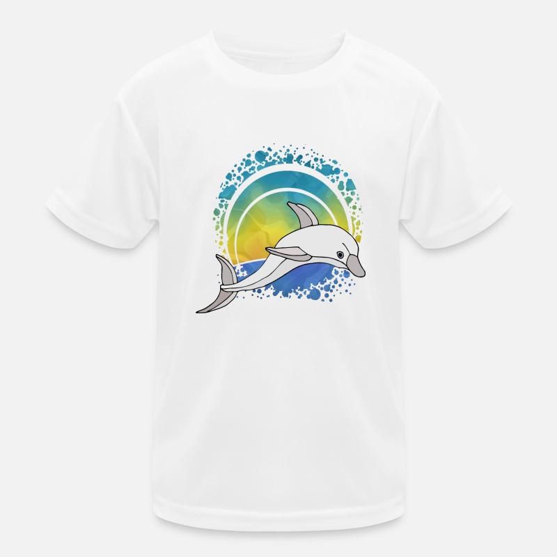Delfin Kinder Funktions-T-Shirt
