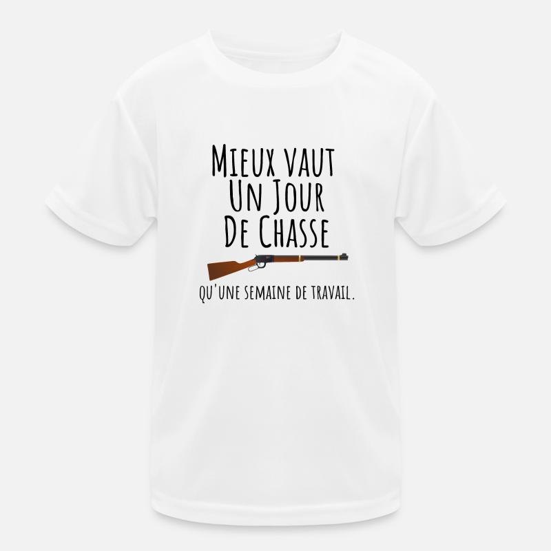 Hunting Gift - Funny Message for Hunter Kids Functional T-Shirt