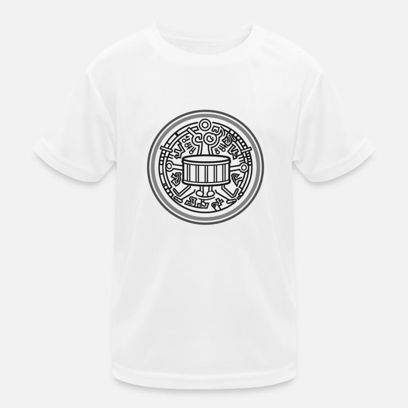 Drum Drummer Schlagzeug Kinder Funktions-T-Shirt