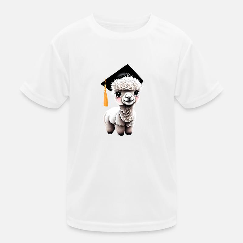 Bachelor Alpaca Studies Graduate School Leaving Certificate Kids Functional T-Shirt