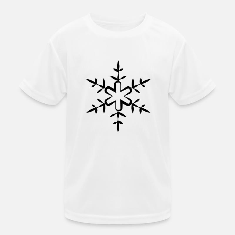 Snowflake - Kids Functional T-Shirt - white