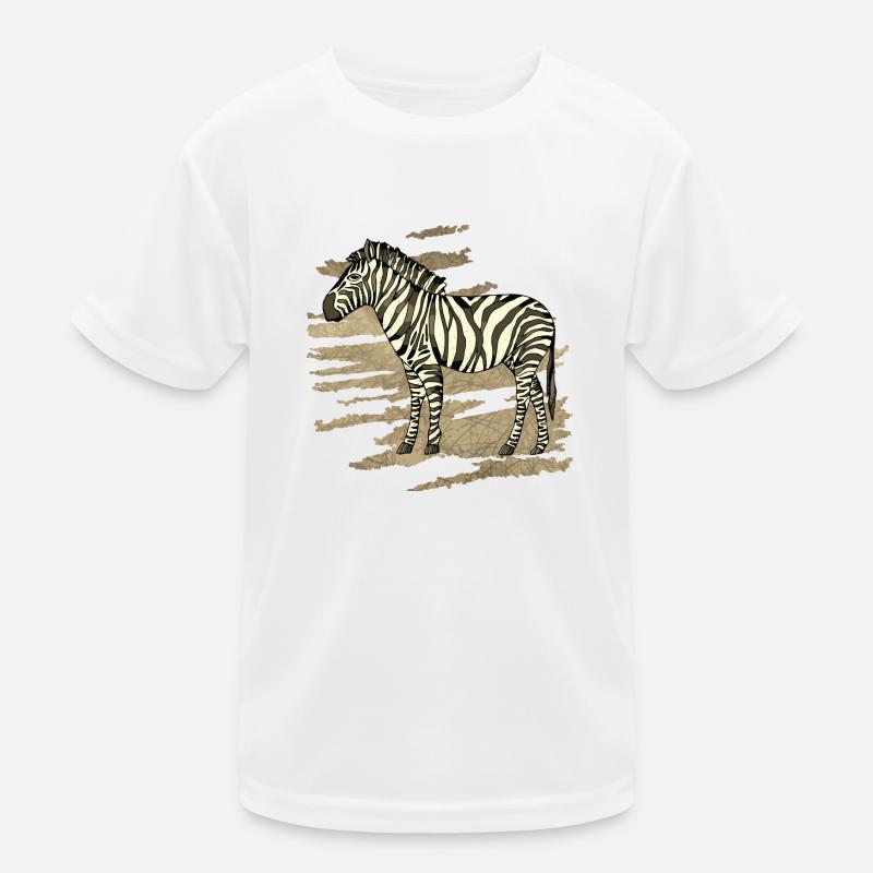 Zebra Kids Functional T-Shirt