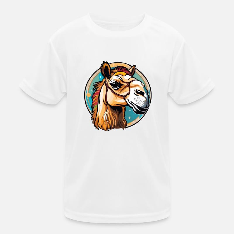 Kamel Kinder Funktions-T-Shirt