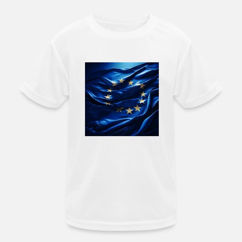 Drapeau de l’Europe T-shirt sport Enfant