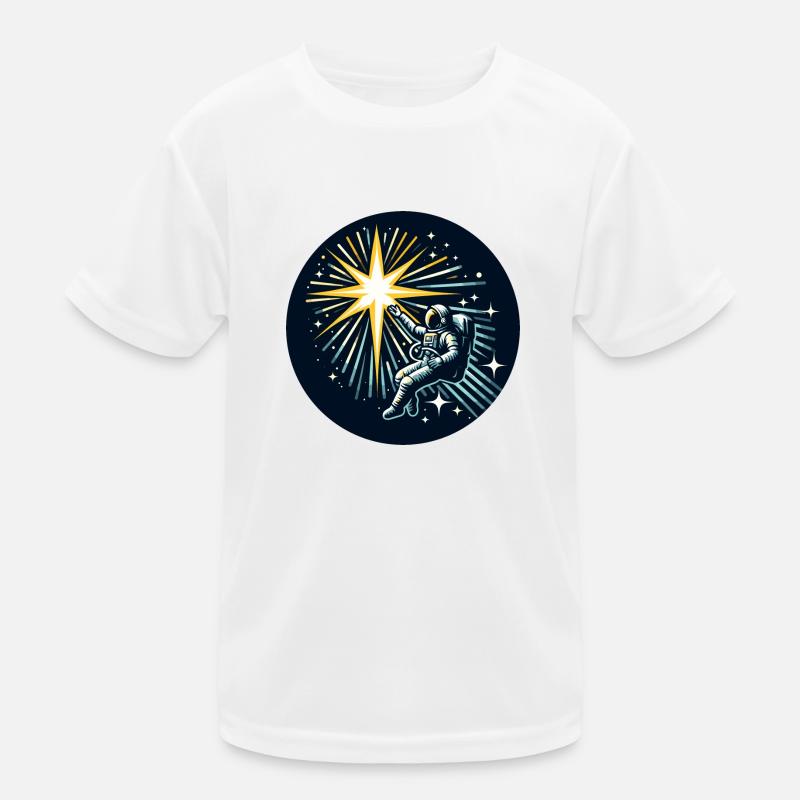 Portée stellaire de l’astronaute | Conception d’art de l’espace T-shirt sport Enfant