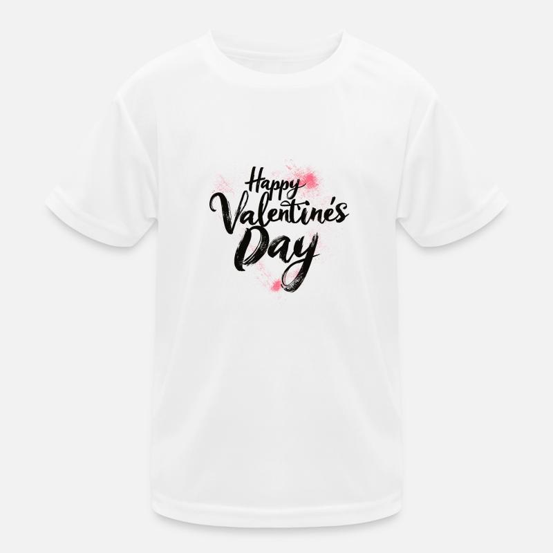 Élégante Saint-Valentin - Chic Love Script T-shirt sport Enfant