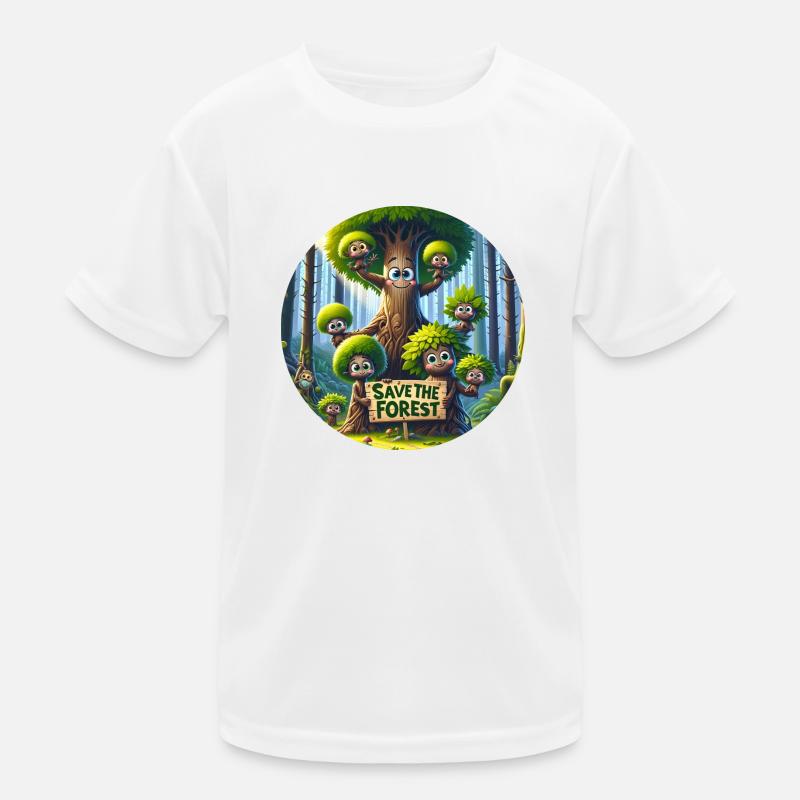 Tree Family Kids Functional T-Shirt