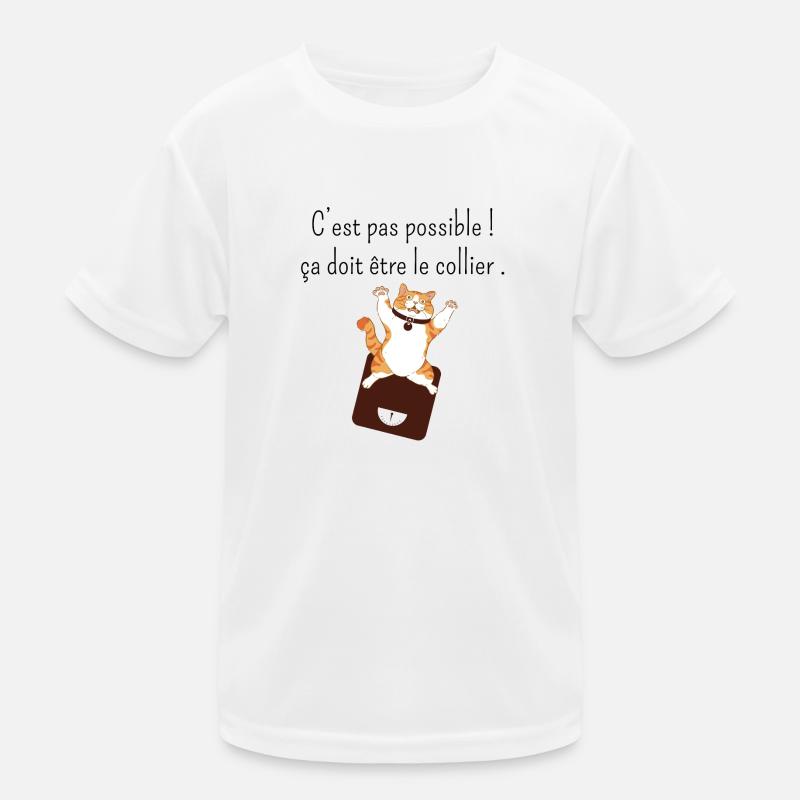Ça doit être mon collier -humour perte de poids T-shirt sport Enfant