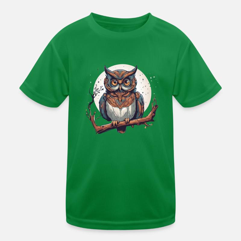 magic owl 2 Kinder Funktions-T-Shirt