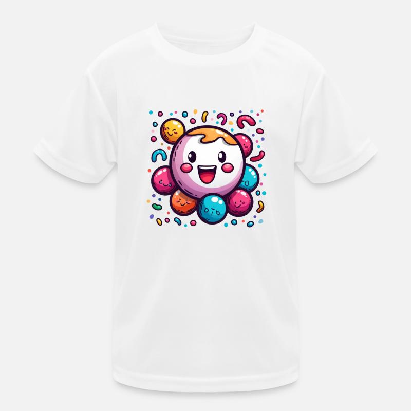 Carnival joy with confetti Kids Functional T-Shirt