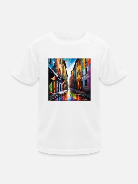 Des routes fantastiques - T-shirt sport Enfant - blanc - Devant