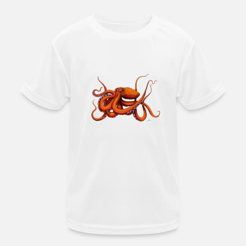 GIANT PACIFIC OCTOPUS Kids Functional T-Shirt