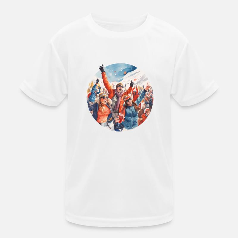 Après-Ski Kinder Funktions-T-Shirt