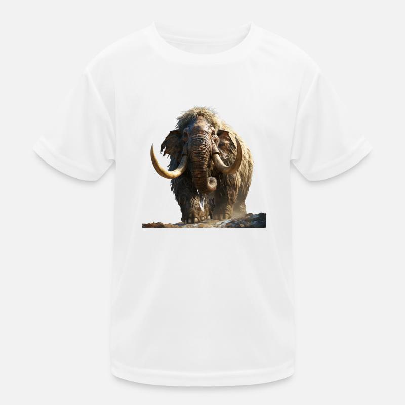 Das Mammut ein Gigant der Eiszeit Kinder Funktions-T-Shirt