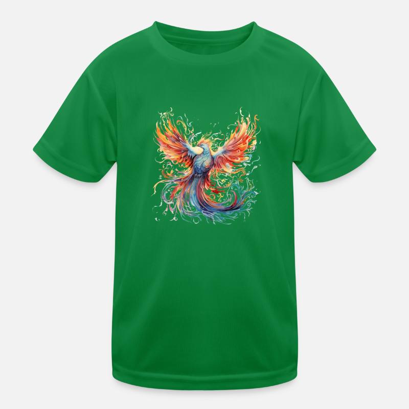 Mythical Phoenix Kids Functional T-Shirt