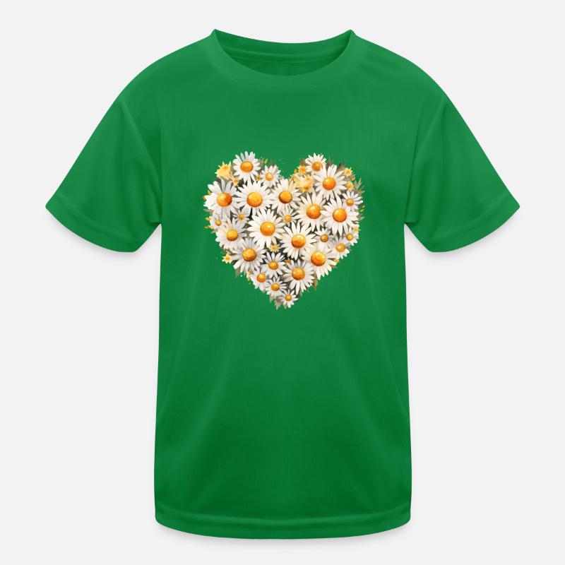 Gänseblümchen-Blumenstrauß Kinder Funktions-T-Shirt