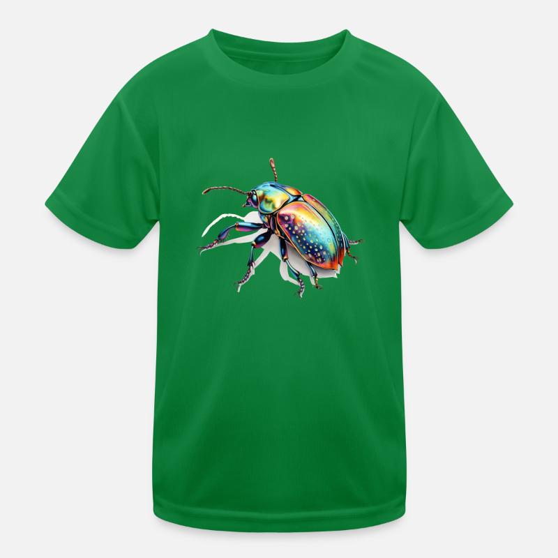 Rainbow Bug Kids Functional T-Shirt