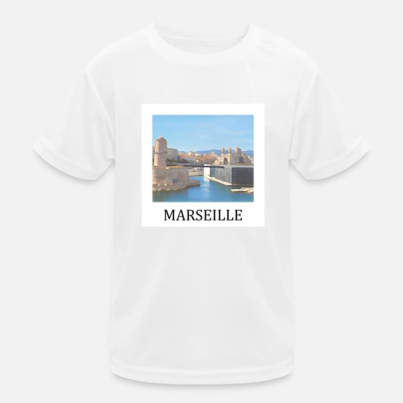 Marseille Kinder Funktions-T-Shirt