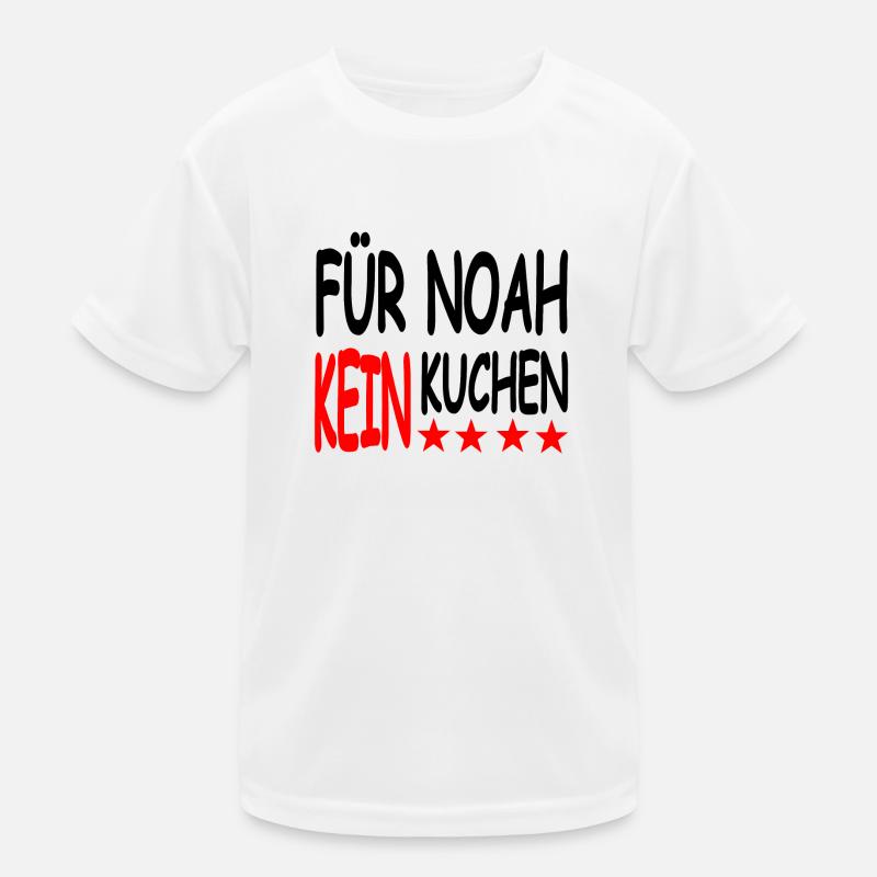 Kuchen - Kinder Funktions-T-Shirt - Weiß