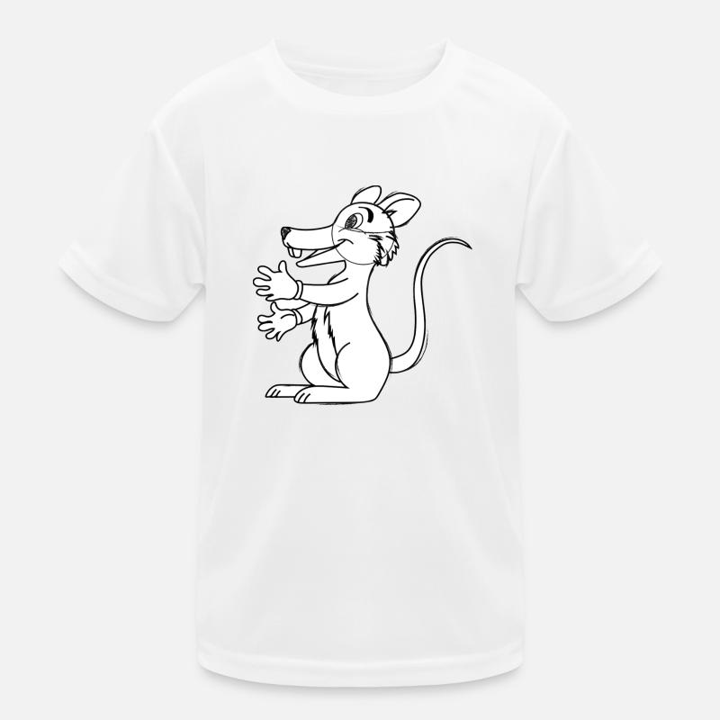 cartoon mouse Kids Functional T-Shirt