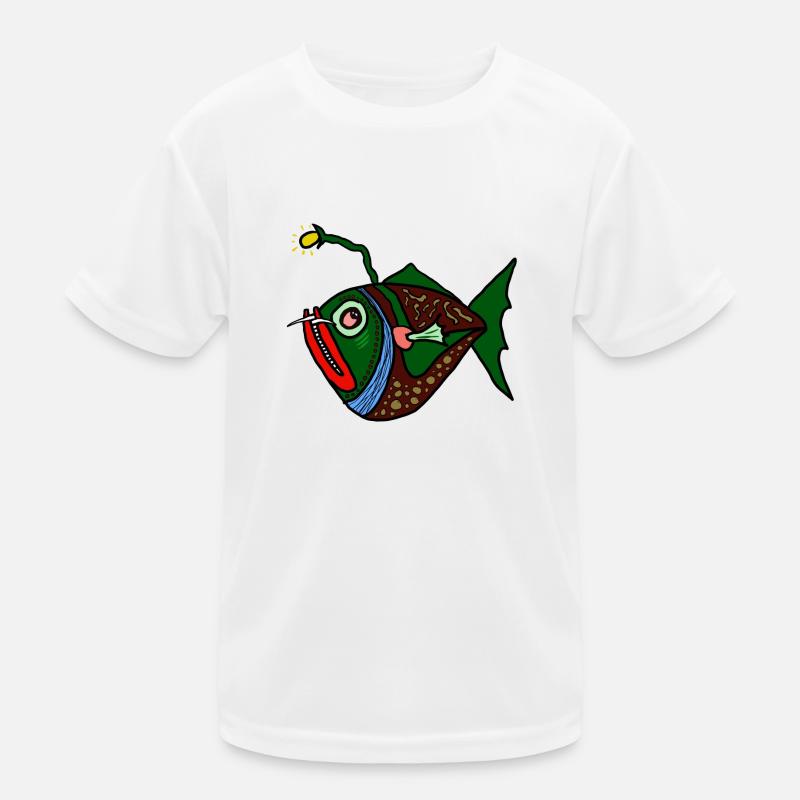 Fisch anglerfisch Kinder Funktions-T-Shirt