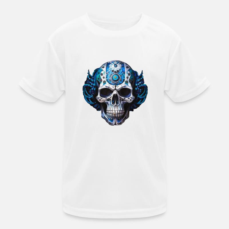 Cyborg head Kids Functional T-Shirt