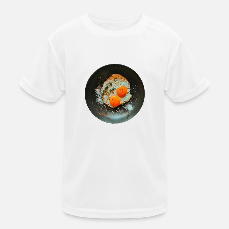 Spiegeleier Kinder Funktions-T-Shirt