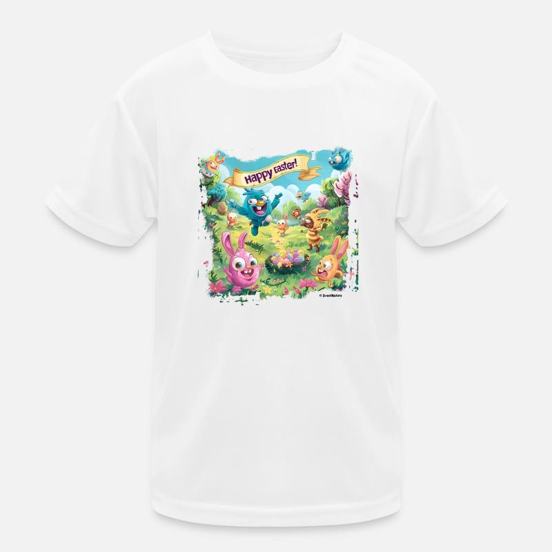 Monde de Pâques T-shirt sport Enfant