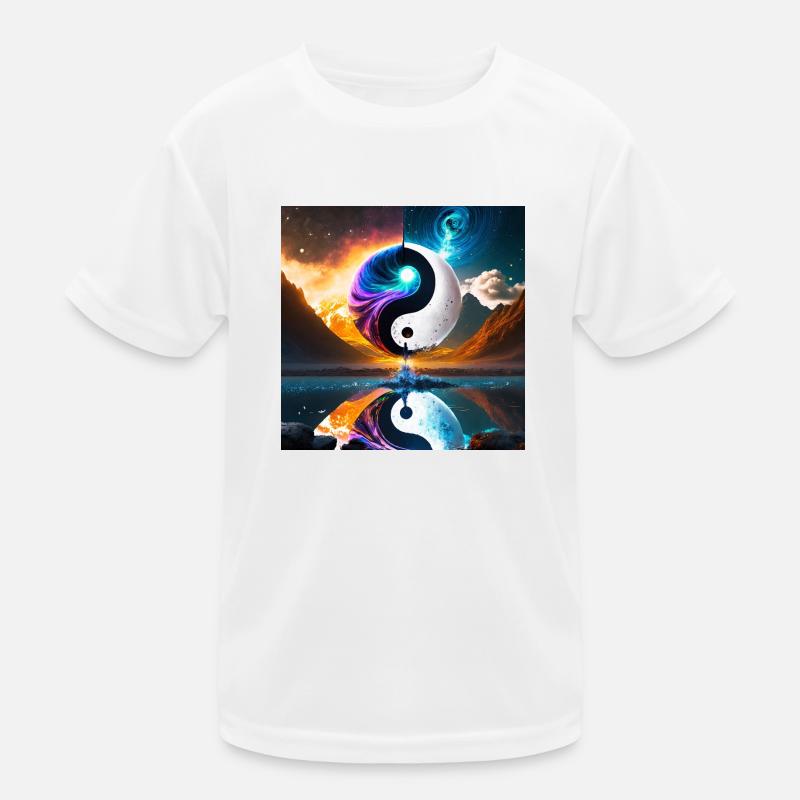 Firefly Person Ying Yang 1665 Kids Functional T-Shirt