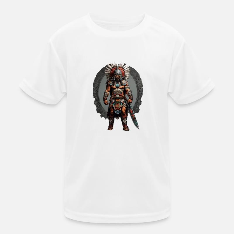 Aztec Warriors Kids Functional T-Shirt