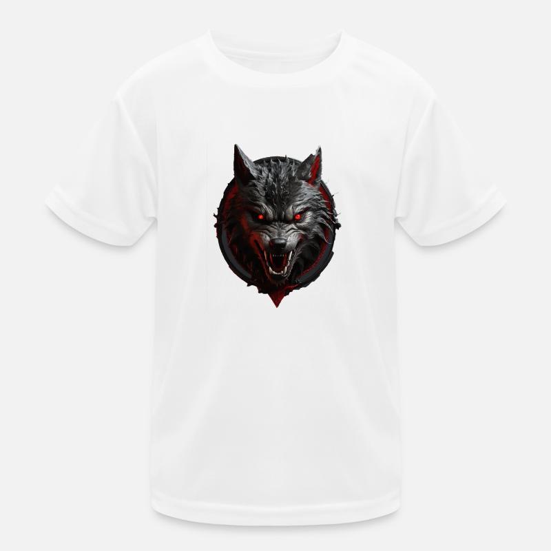 Teufels Wolf Kinder Funktions-T-Shirt