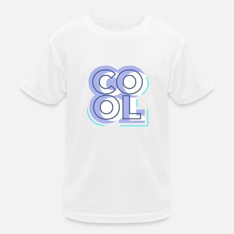 Cool Slogan Kids Functional T-Shirt