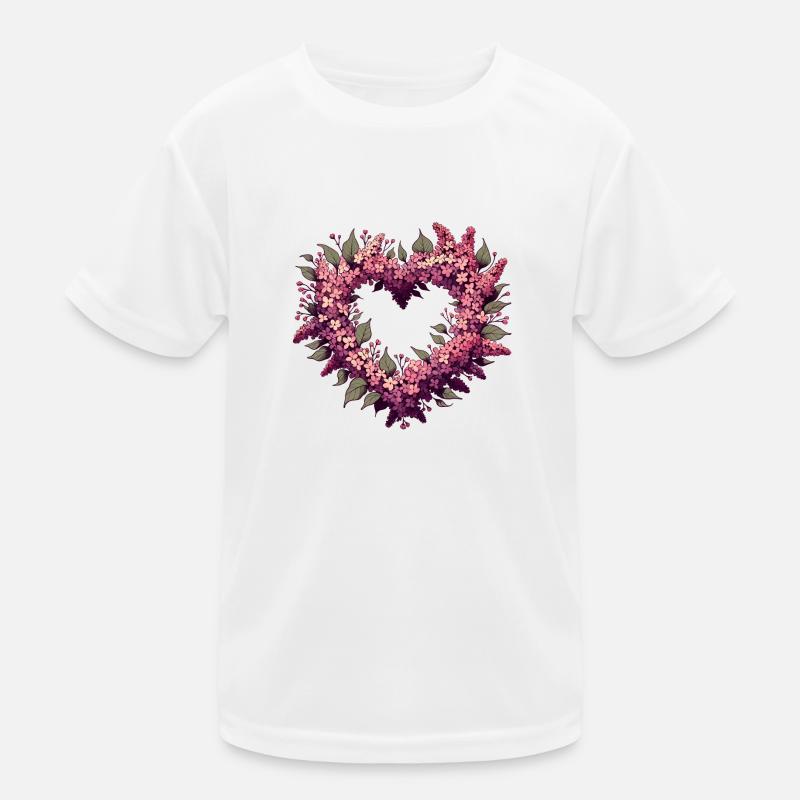 Buisson de fleurs lilas T-shirt sport Enfant