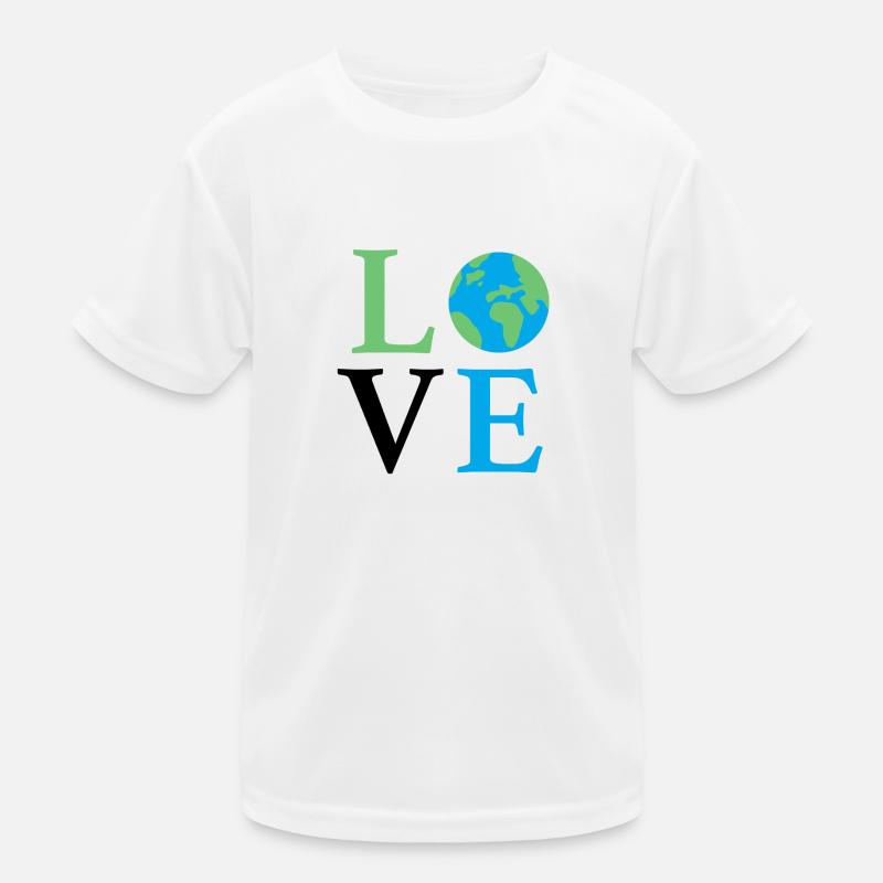 Aimer la Terre T-shirt sport Enfant