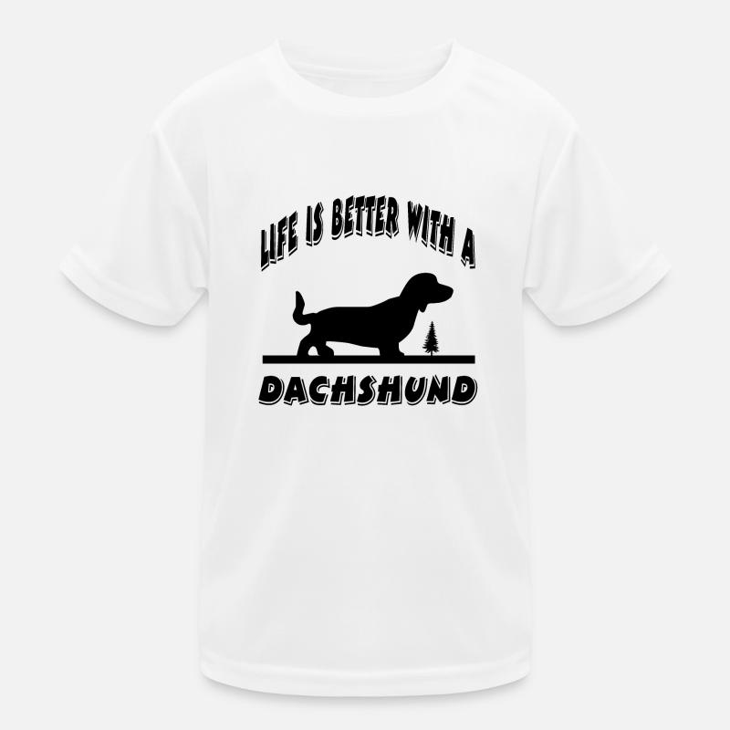 Dachshund Kids Functional T-Shirt